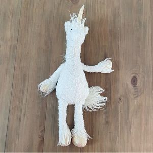 Jellycat Dainty Unicorn Plush Stuffed Animal 20” White Iridescent Fantasy